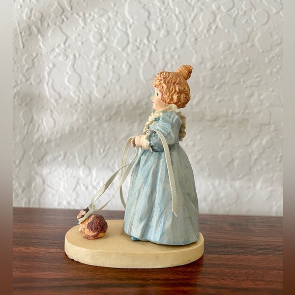 Vintage Hamilton Maud Humphrey 1987 The Magic Kitten Figurine Limited Victorian - Picture 2 of 5